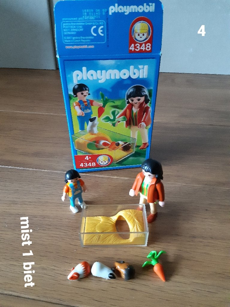 Playmobil 4348 Cavia's met terrarium, Complete set, Overige typen, Ophalen of Verzenden, Zo goed als nieuw