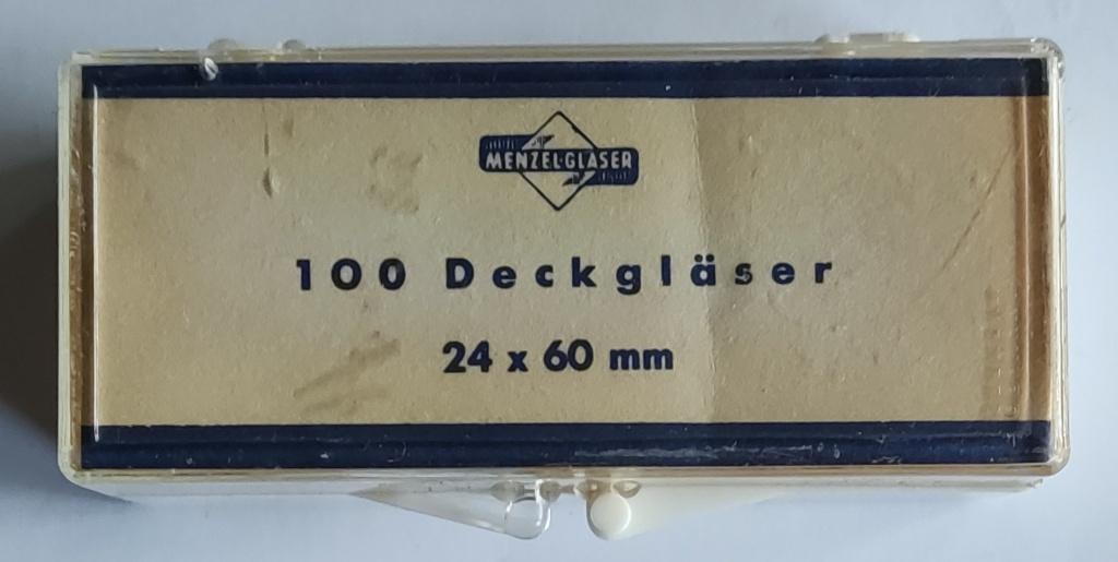 100 deckgläzer 24 x 60 mm. Menzel-glazer, Ophalen of Verzenden