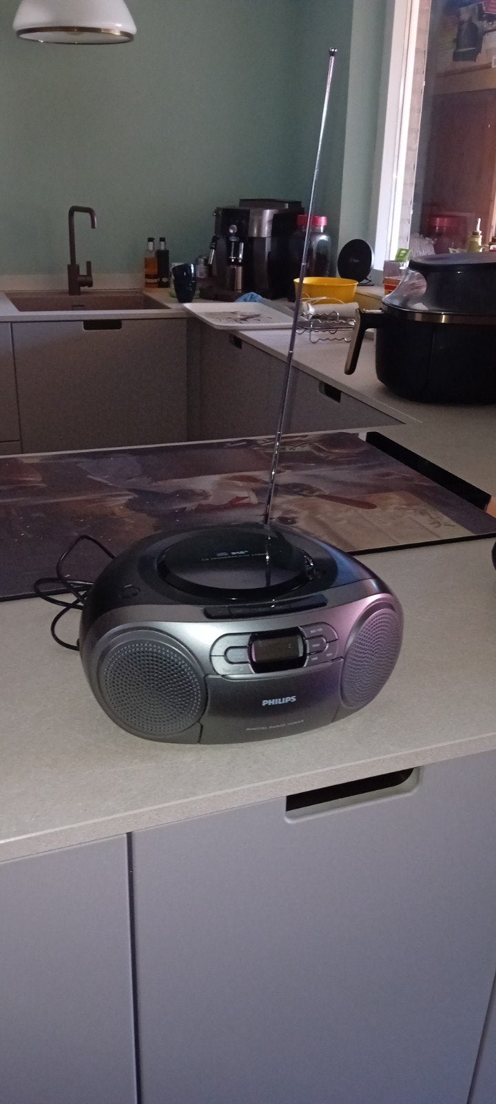 Philips AZB600 CD Soundmachine met DAB+ Radio, Ophalen, Gebruikt, Radio, Met cd-speler