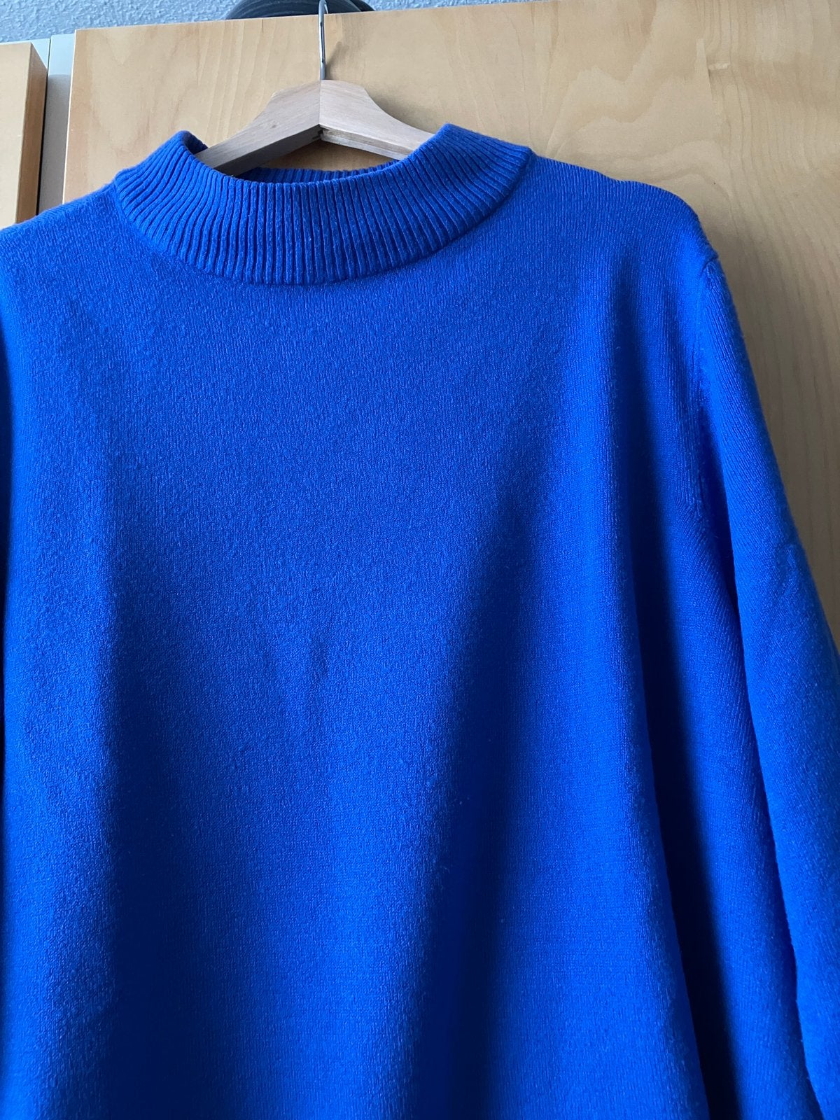 Blauwe trui maat 48/50, Ophalen of Verzenden, Gedragen, Blauw, Trui of Vest