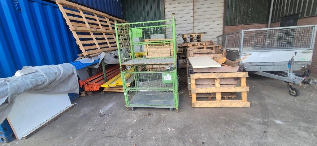Gitterbox stapelkratten verrijdbaar 3 stuks koopje, Ophalen, 100 cm of meer, 60 cm of meer, Minder dan 35 cm