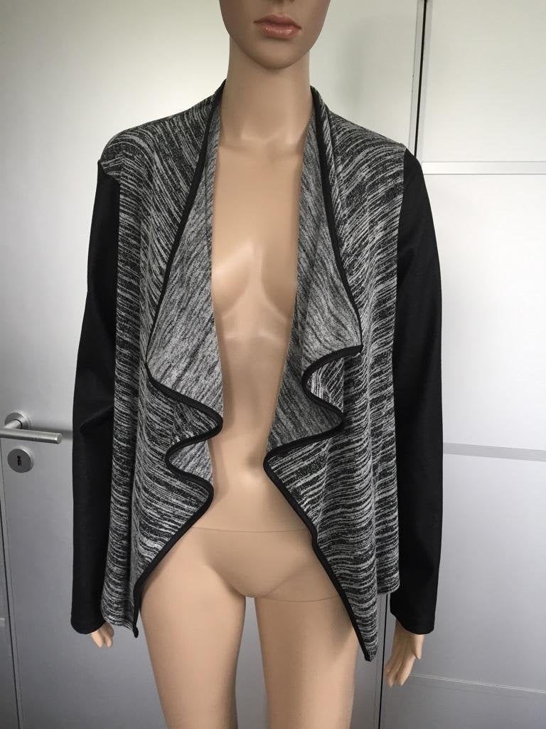 B964 Pimkie grijs vest vestje jasje Maat M=38/40, Kleding | Dames, Truien en Vesten, Maat 38/40 (M), Ophalen of Verzenden, Zo goed als nieuw