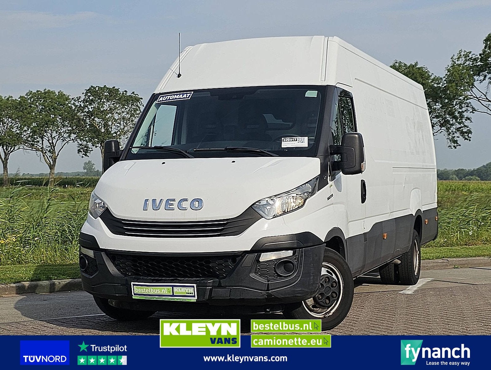 IVECO DAILY 35C16 dubbellucht maxi!, Auto's, Bestelauto's, Gebruikt, Euro 6, Iveco, Wit
