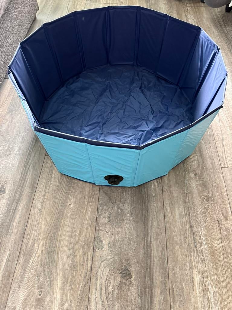 Opvouwbaar rond hondenbad 80 x 30 cm, Dieren en Toebehoren, Ophalen of Verzenden, Zo goed als nieuw