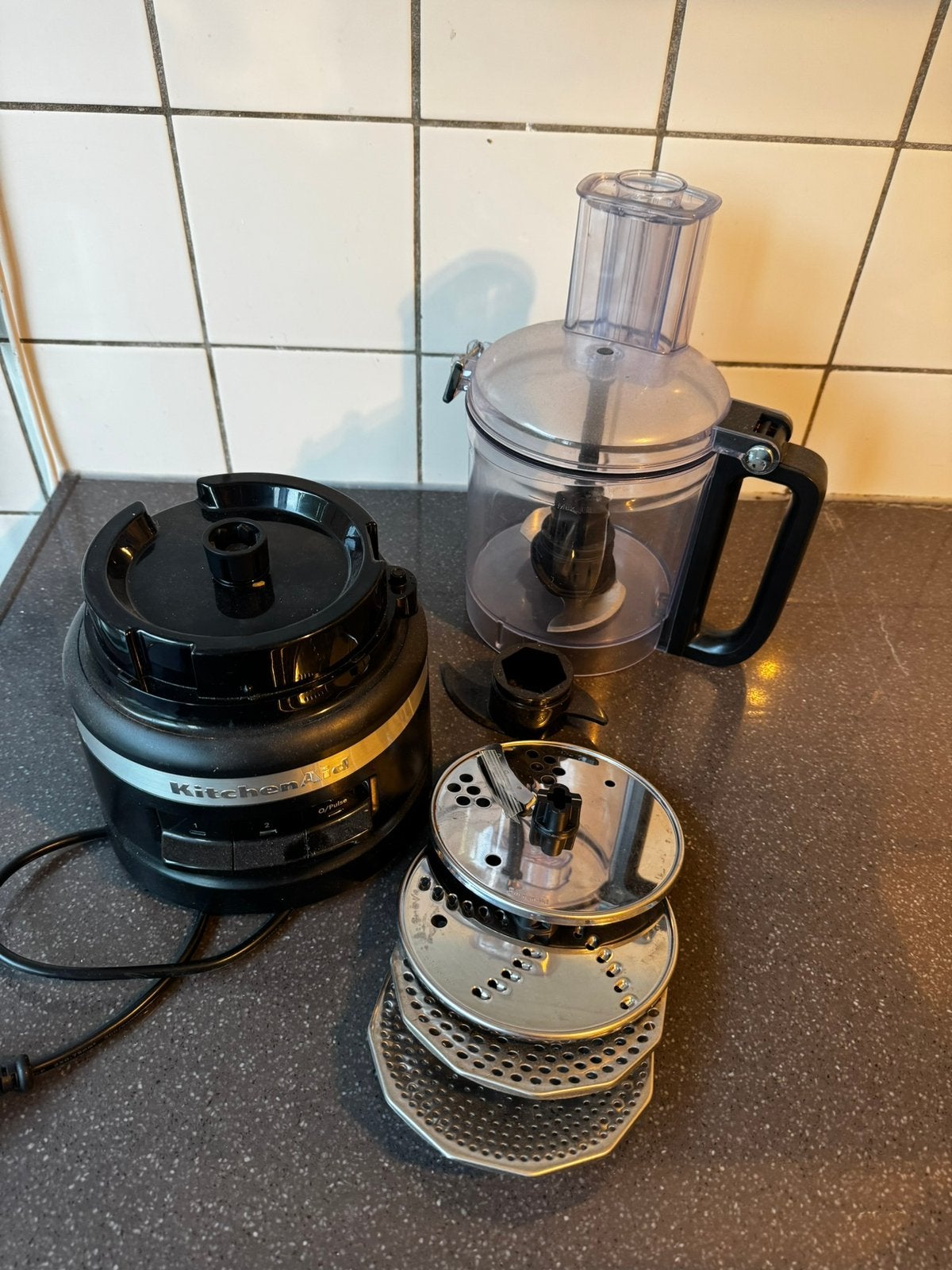 Kitchenaid Foodprocessor, Ophalen, Zo goed als nieuw, 3 snelheden of meer