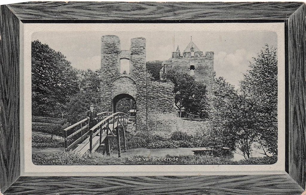 702-182-001 Ruine Van Brederode, Verzenden, Voor 1920, Noord-Holland