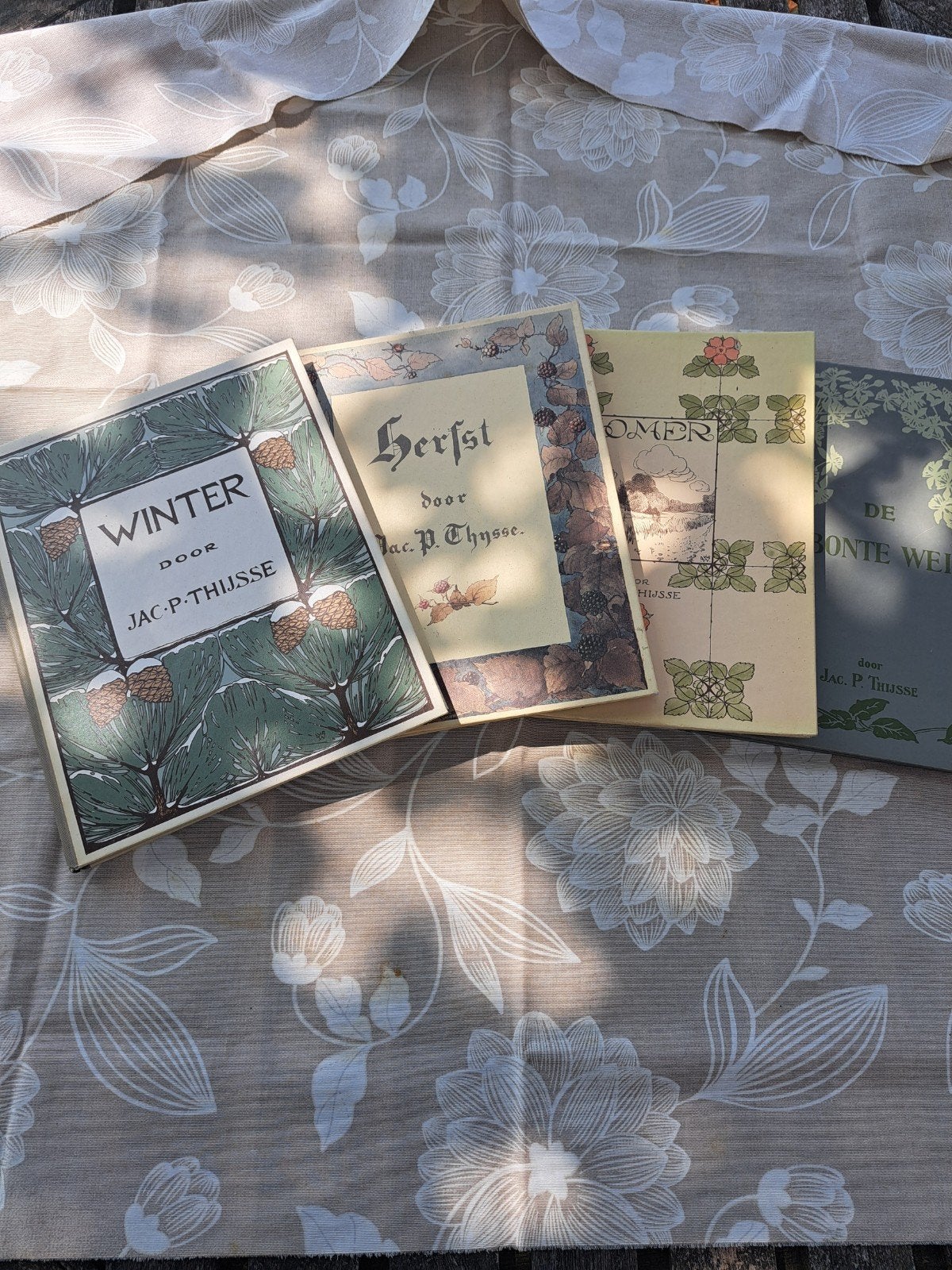 Jac. P. Thijsse: Winter, Herfst, Zomer, De Bonte Wei, Boeken, Ophalen of Verzenden, Gelezen, Natuur algemeen, Jac. P. Thijsse