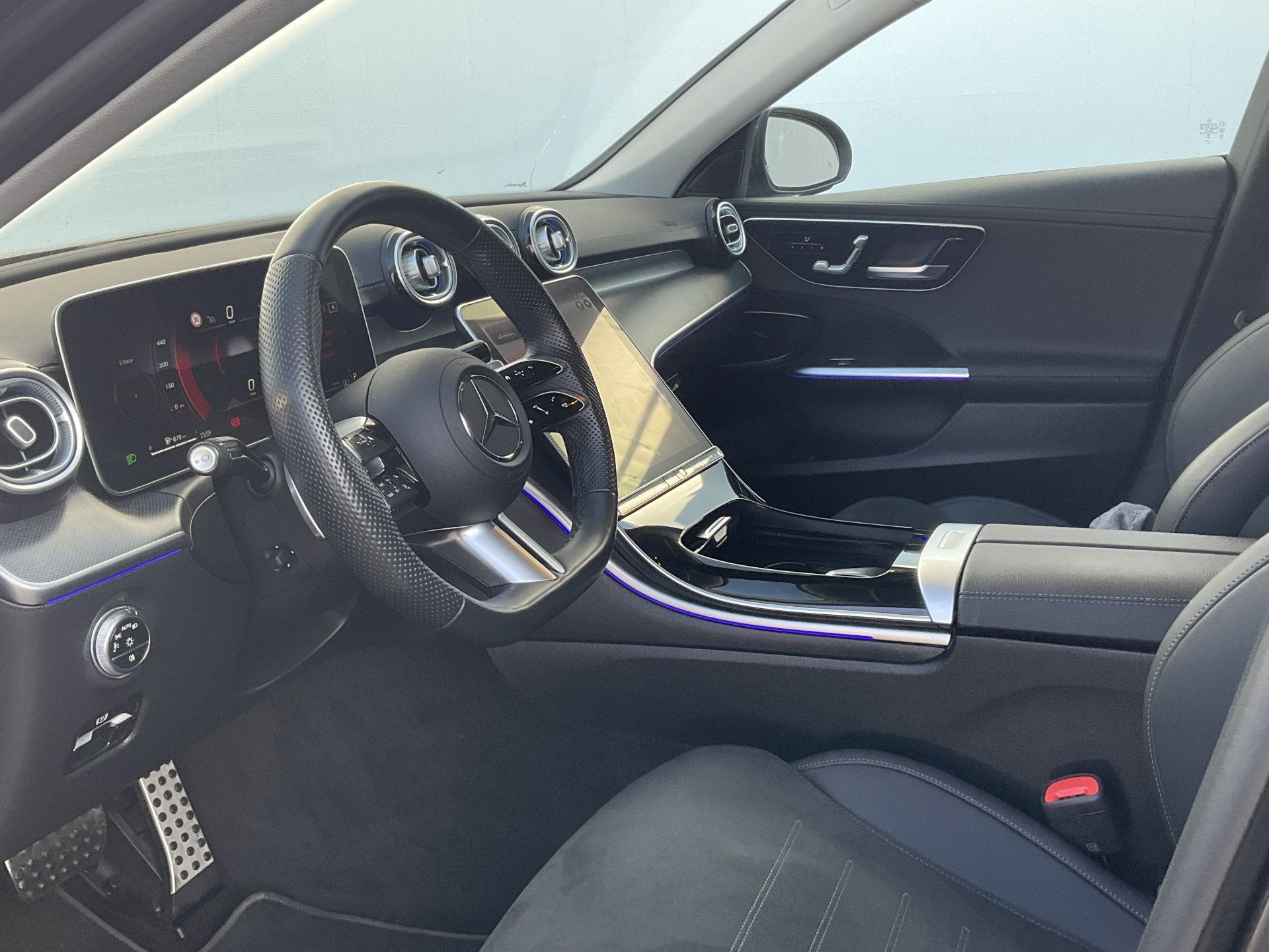 Mercedes-Benz C-Klasse 220 D AMG Line Stoel.electr.Verw Sfee, Auto's, Automaat, Euro 6, 4 cilinders, 1645 kg