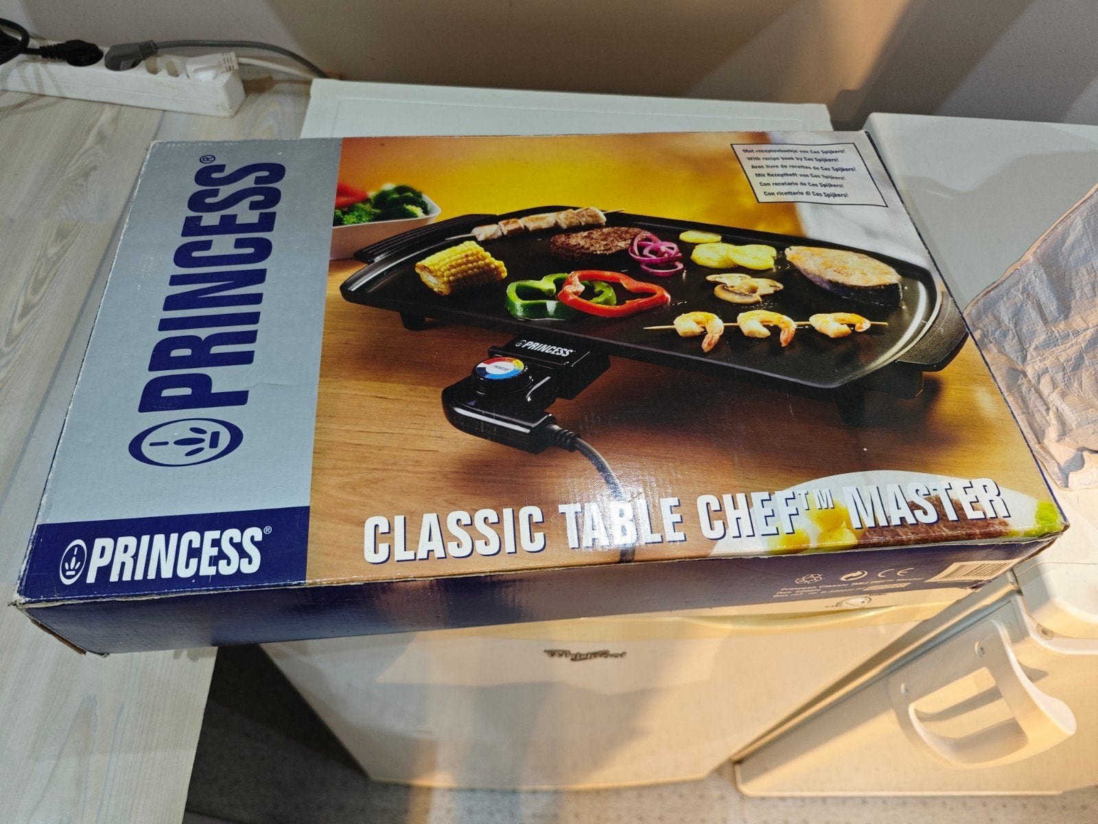 Princess Classic Table Chef Master Tafelgrill, Witgoed en Apparatuur, Grillplaten, Ophalen, Gebruikt