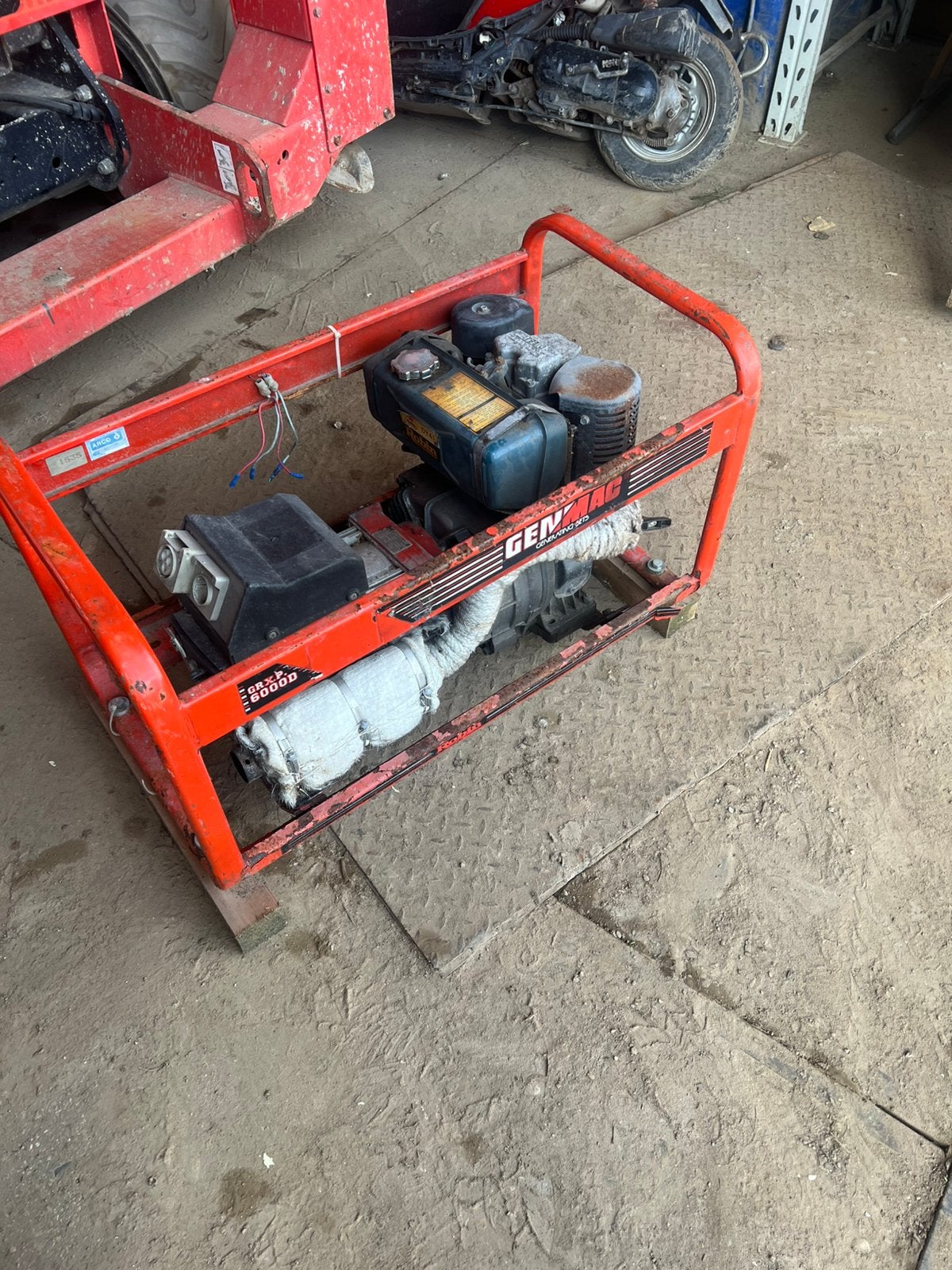 Aggregaat 5kva, Doe-het-zelf en Verbouw, Ophalen of Verzenden, Gebruikt
