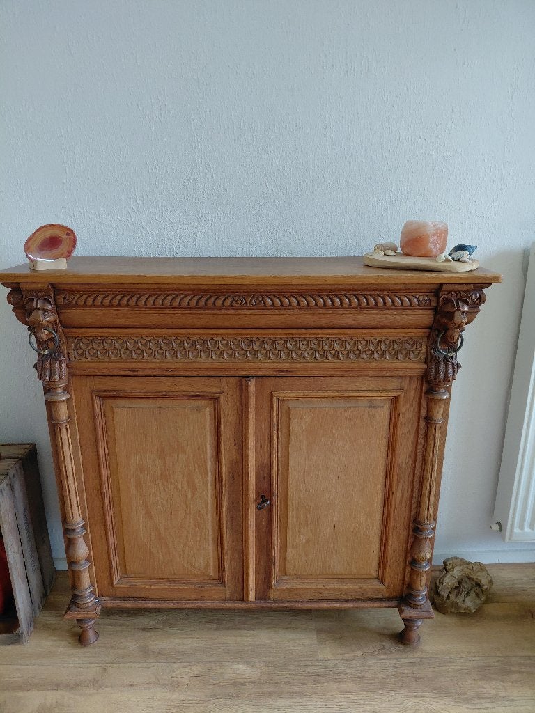 Prachtig mooie antieke Leeuwen kast, Antiek en Kunst, Ophalen