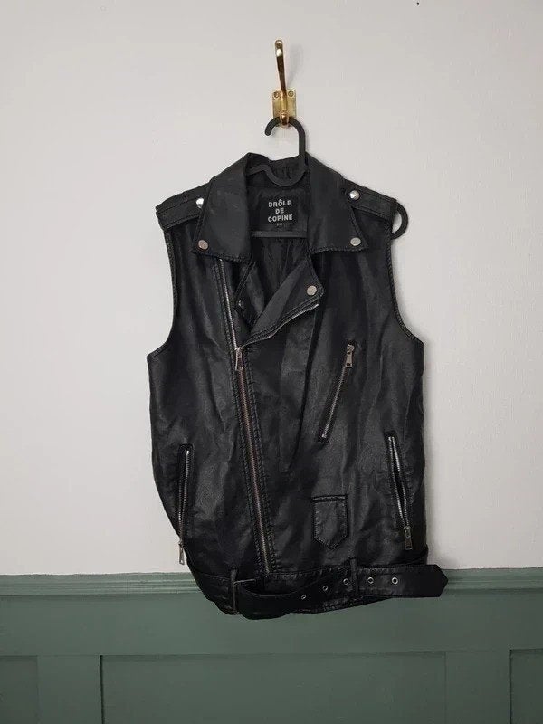 Bodywarmer drole de Copine - maat S/M, Kleding | Dames, Bodywarmers, Fashiontiek, Zwart, Ophalen of Verzenden, Zo goed als nieuw