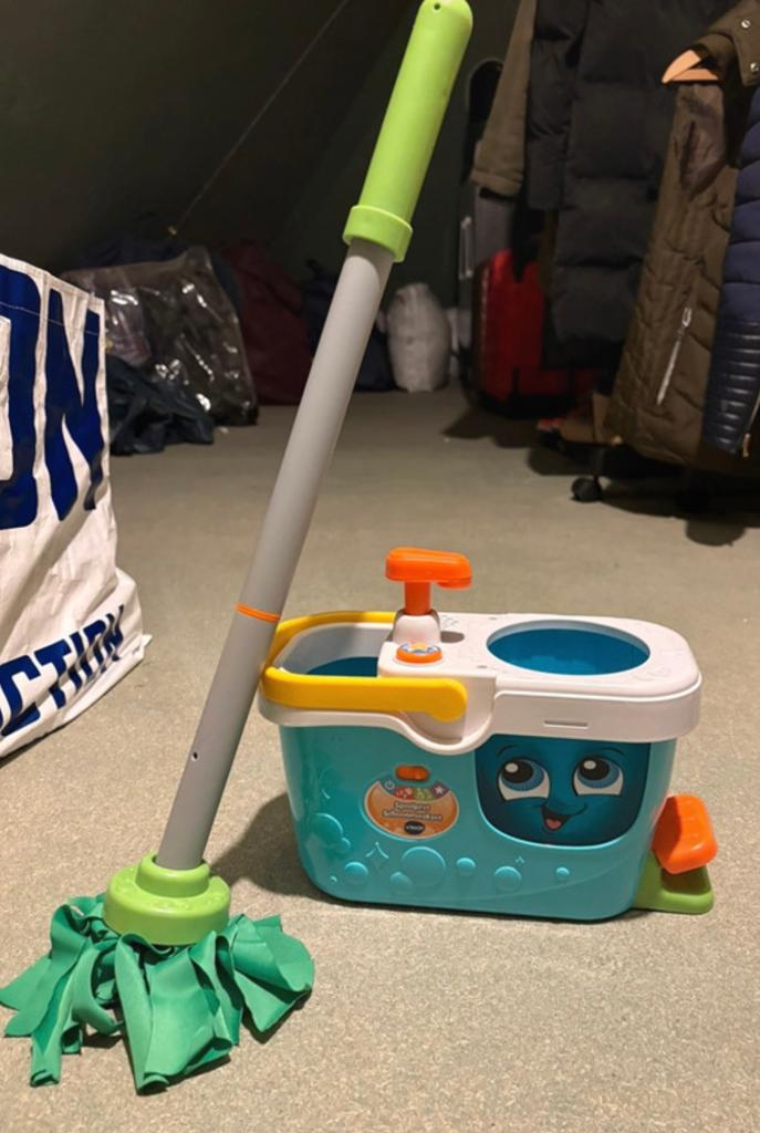Vtech speelpret schoonmaakset, Kinderen en Baby's, Ophalen, Zo goed als nieuw