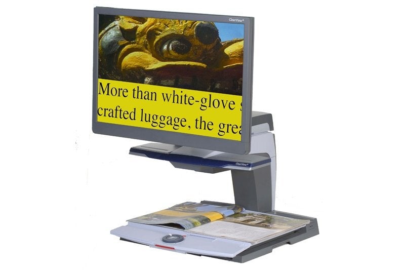 Optelec ClearView+ beeldschermloep, Ophalen, Zo goed als nieuw, Vergrootglas of Loep