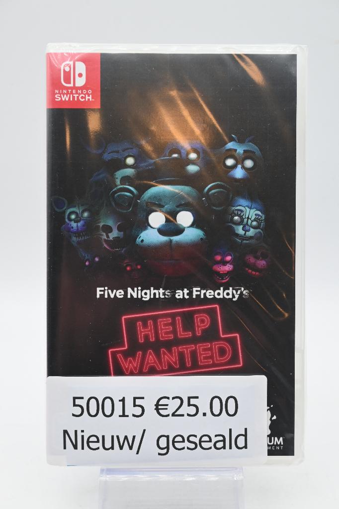 NINTENDO SWITCH FIVE NIGHTS AT FREDDY'S HELP WANTED, Spelcomputers en Games, Games | Nintendo Switch, -, 1 speler, Ophalen of Verzenden