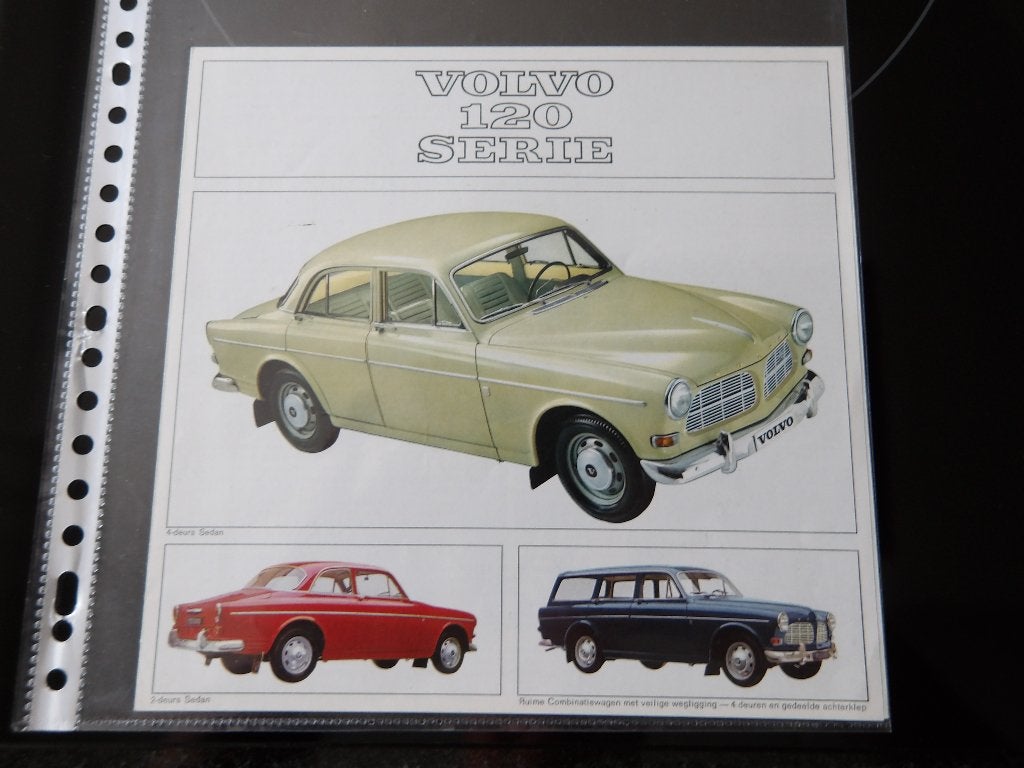 Volvo 120 Serie brochure/folder - Klassieke auto, Volvo, Zo goed als nieuw, Volvo, Ophalen of Verzenden