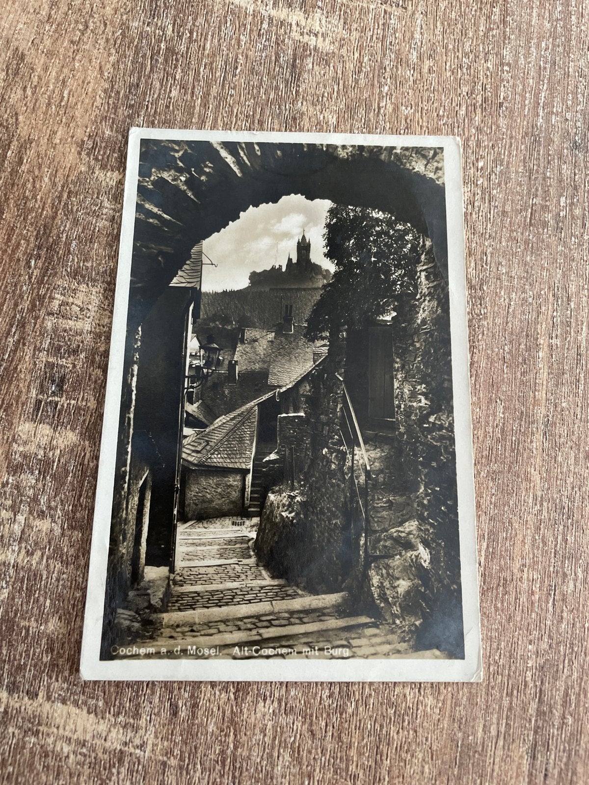 Oude Ansichtkaart Cochem a.d. Mosel, Alt-Cochem mit Burg (19, Ophalen of Verzenden, 1920 tot 1940, Gelopen, Duitsland
