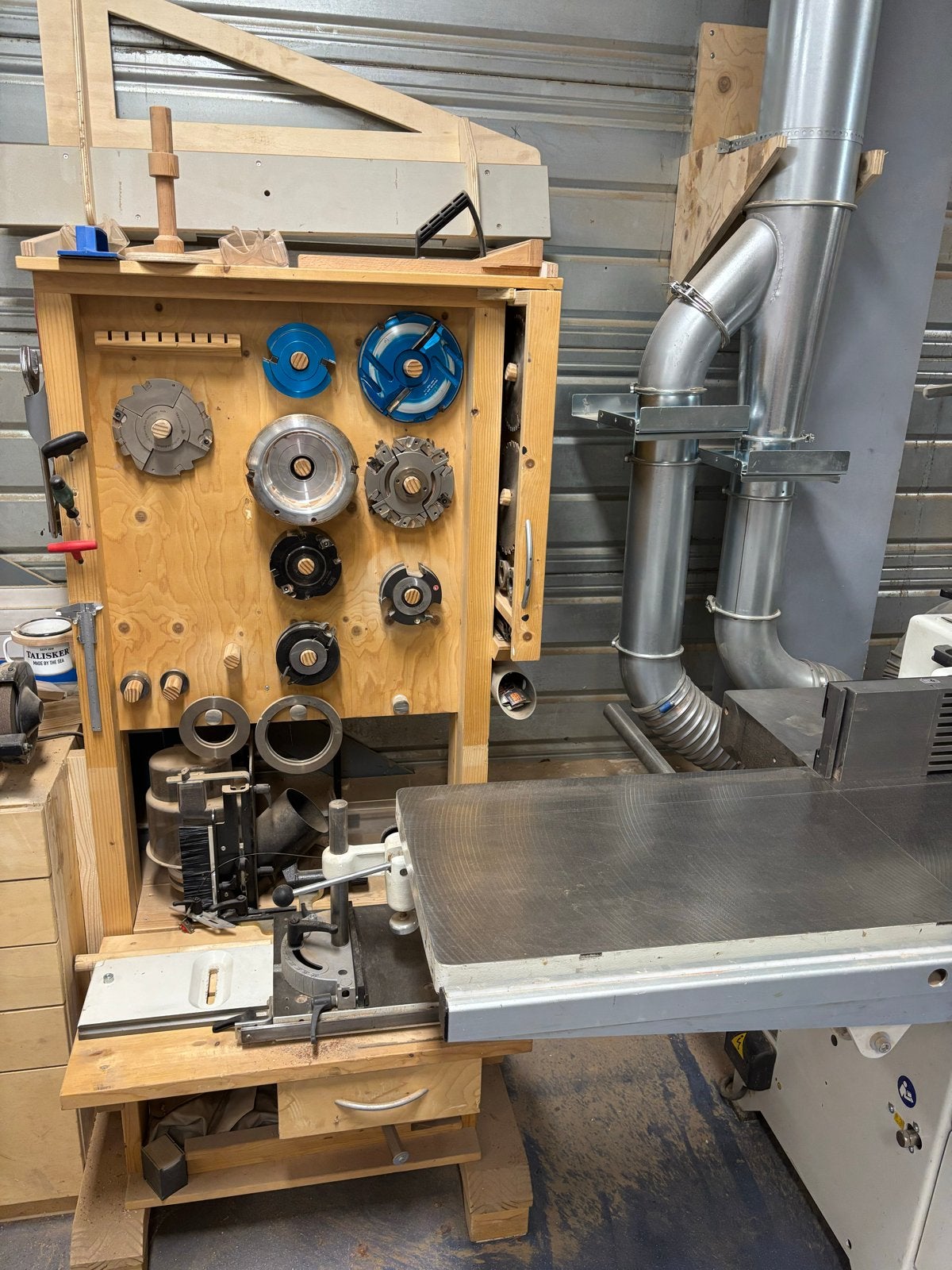SCM TF110 Nova Freesmachine met aanvoerapparaat, Ophalen