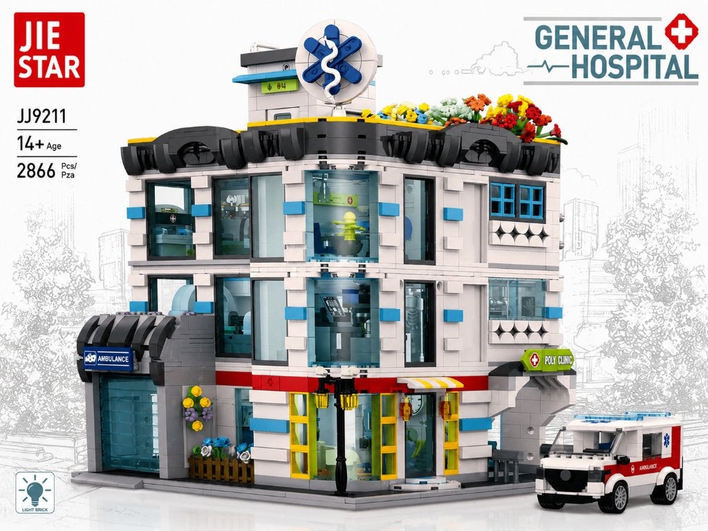 Jie Star General Hospital – Nieuw in doos Met verlichting, Ophalen of Verzenden, Nieuw