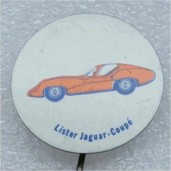 SP0717 Speldje Lister Jaguar-Coupe, Ophalen of Verzenden, Gebruikt, Overige onderwerpen