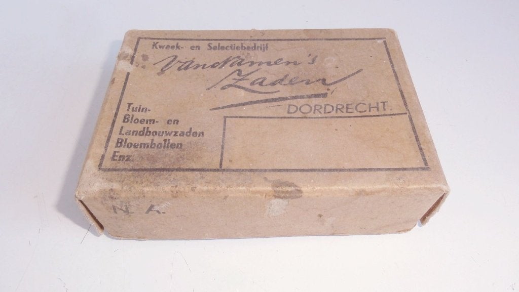 Doosje, van Namen Zaden, zaadhandel Dordrecht 1924, Ophalen of Verzenden