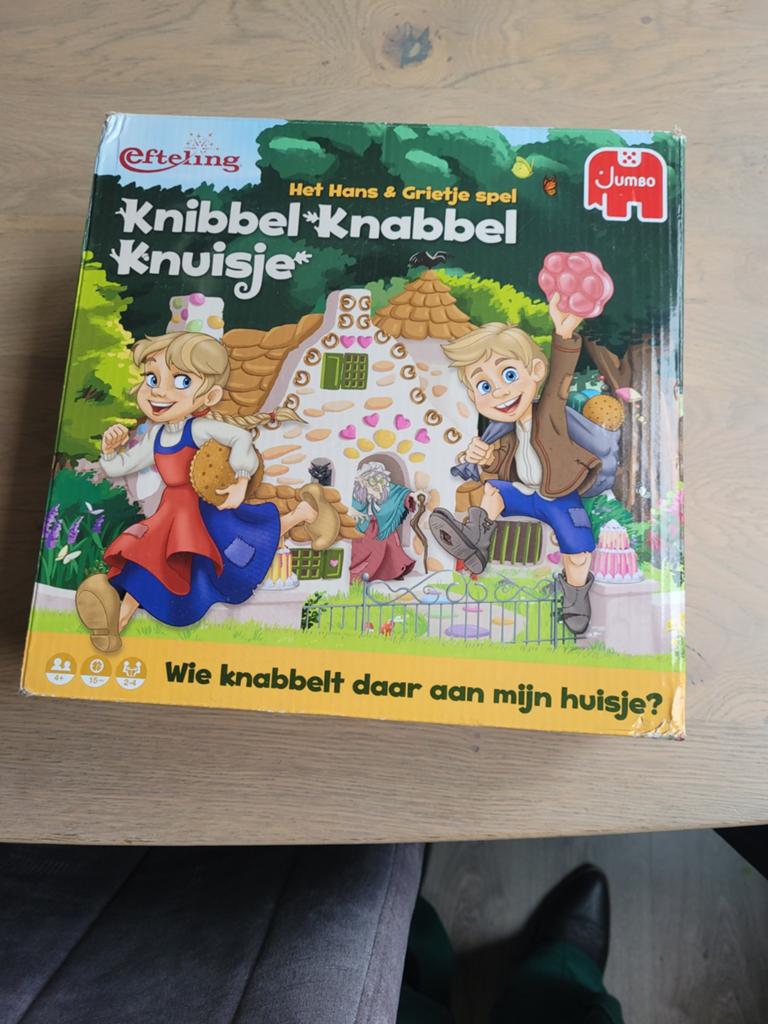 Efteling Knibbel Knabbel Knuisje Hans & Grietje spel, Hobby en Vrije tijd, Gezelschapsspellen | Bordspellen, Gebruikt, Drie of vier spelers