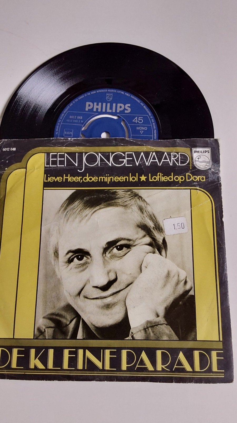 Leen Jongewaard - Lieve Heer, Doe mijn een lol. Vinyl single, Ophalen, Gebruikt, 7 inch, Overige typen