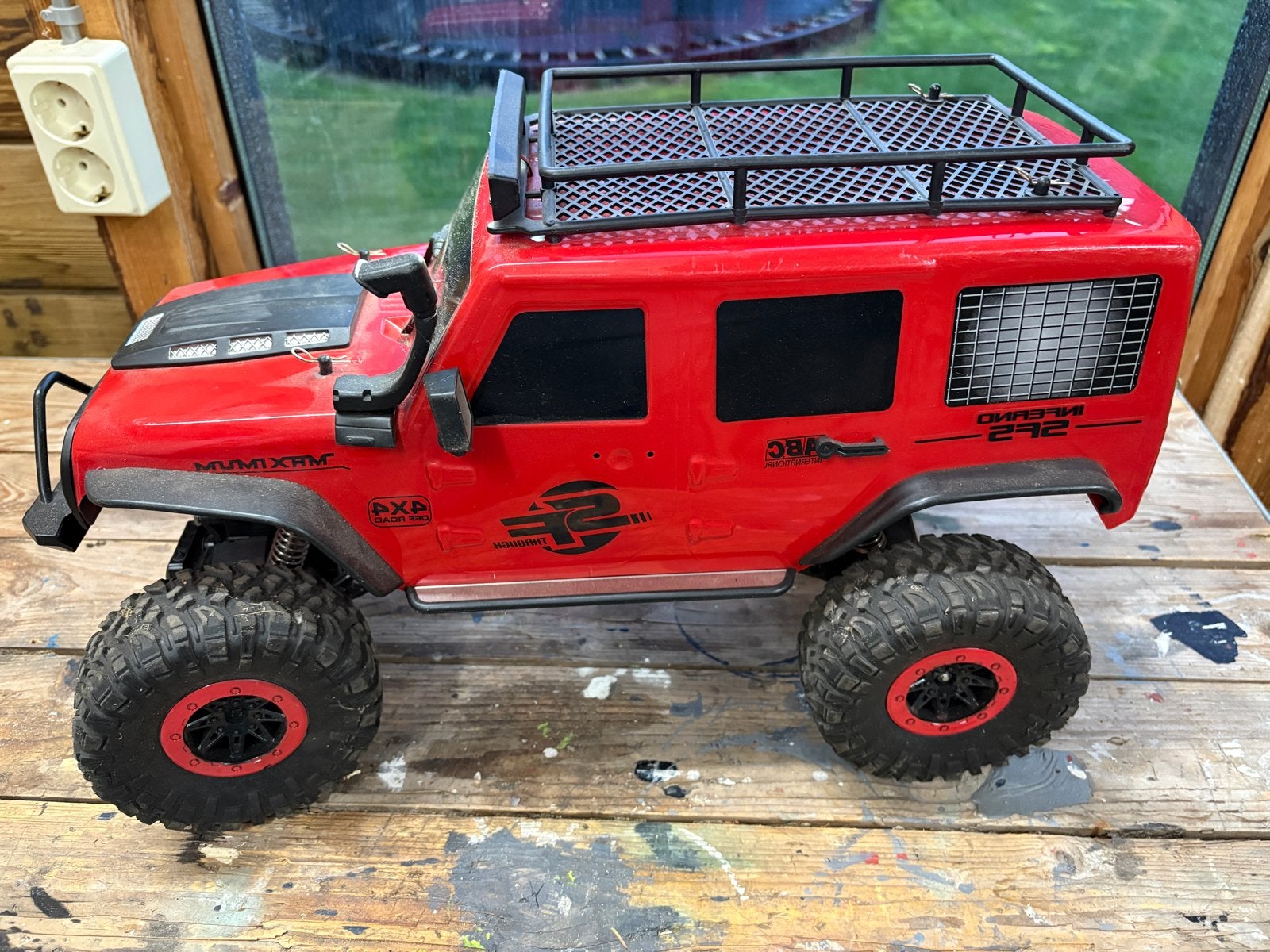 RC Crawler Jeep met afstandsbediening - Zo goed als nieuw, Auto offroad, Zo goed als nieuw, Schaal 1:10, RTR (Ready to Run)