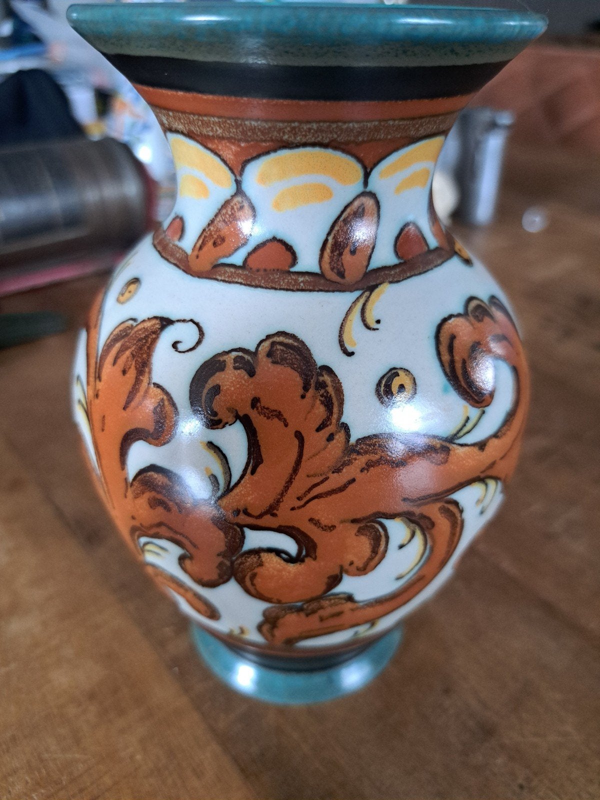 Plateel vaas ( sari royal zuid Holland Gouda 4068 ), Ophalen of Verzenden