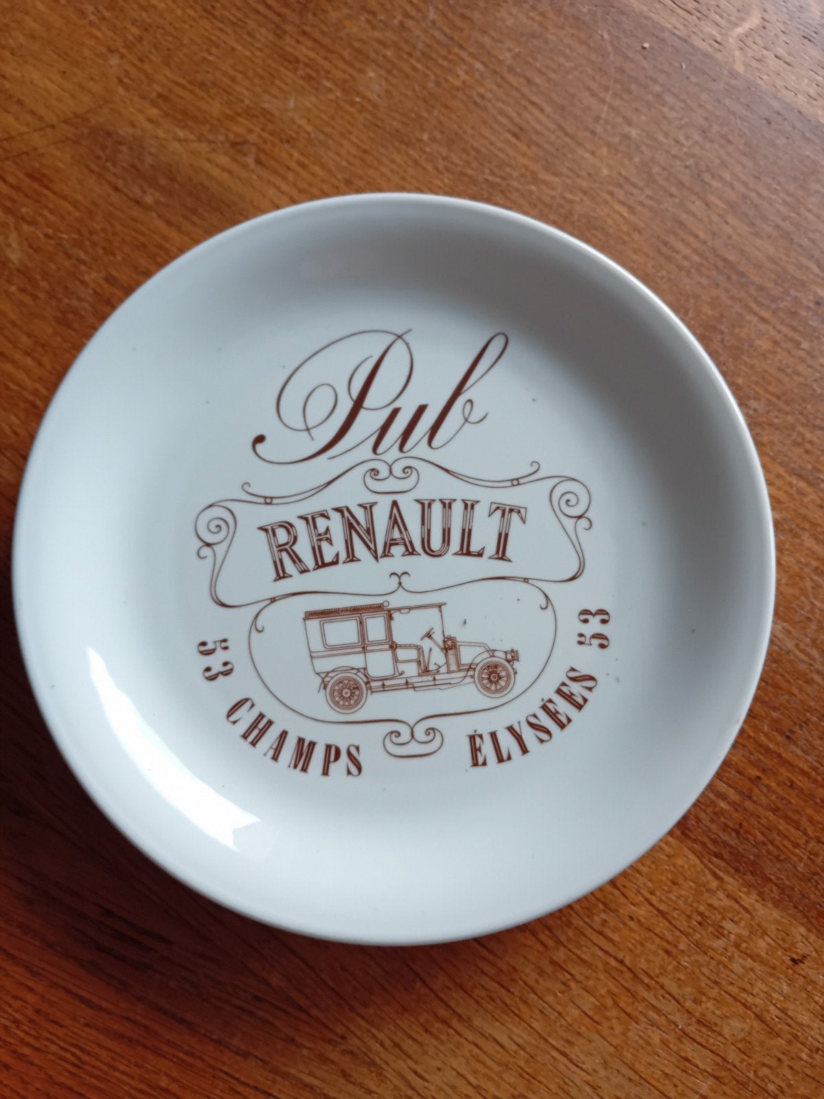 Vintage Renault Pub Champs Elysées bord - Bavaria, Ophalen of Verzenden