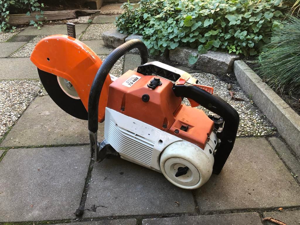 Stihl TS 460 Bandenzaag - Krachtige Doorslijper, Doe-het-zelf en Verbouw, Gereedschap | Zaagmachines, Ophalen of Verzenden, Gebruikt