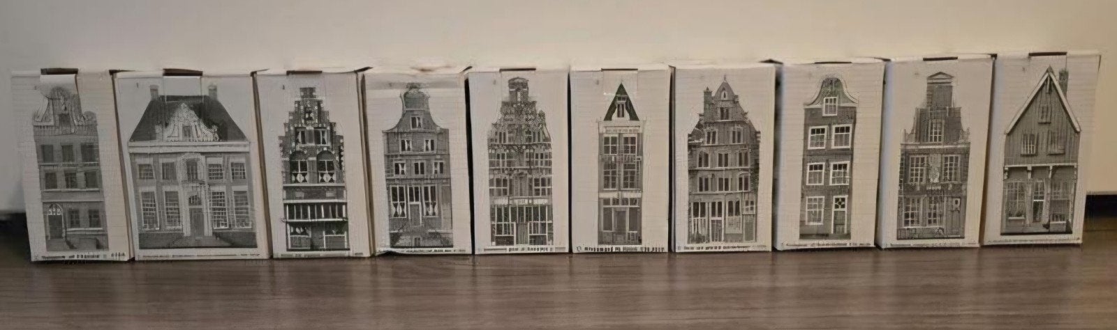 Blokker Grachtemhuisjes 10 stuks - nieuw!, Ophalen, Nieuw, Overige typen