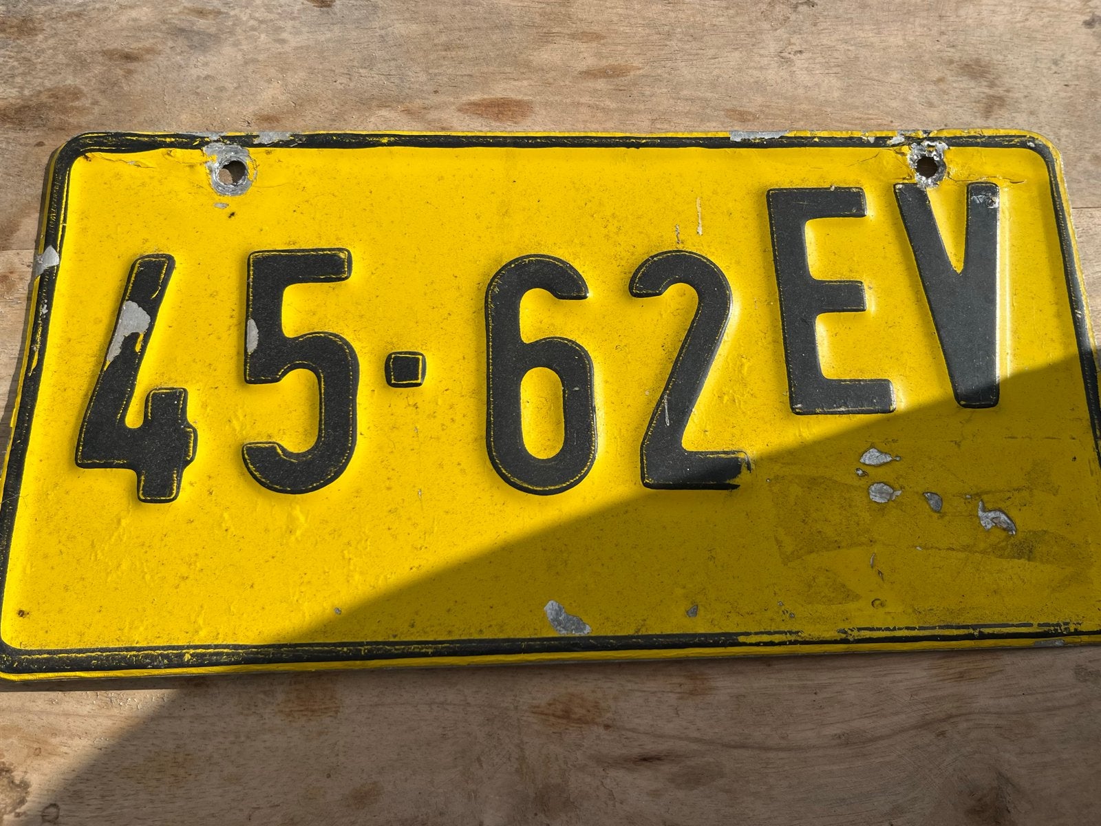 Kentekenplaat Suriname, Verzamelen, Ophalen of Verzenden, Gebruikt, Auto's