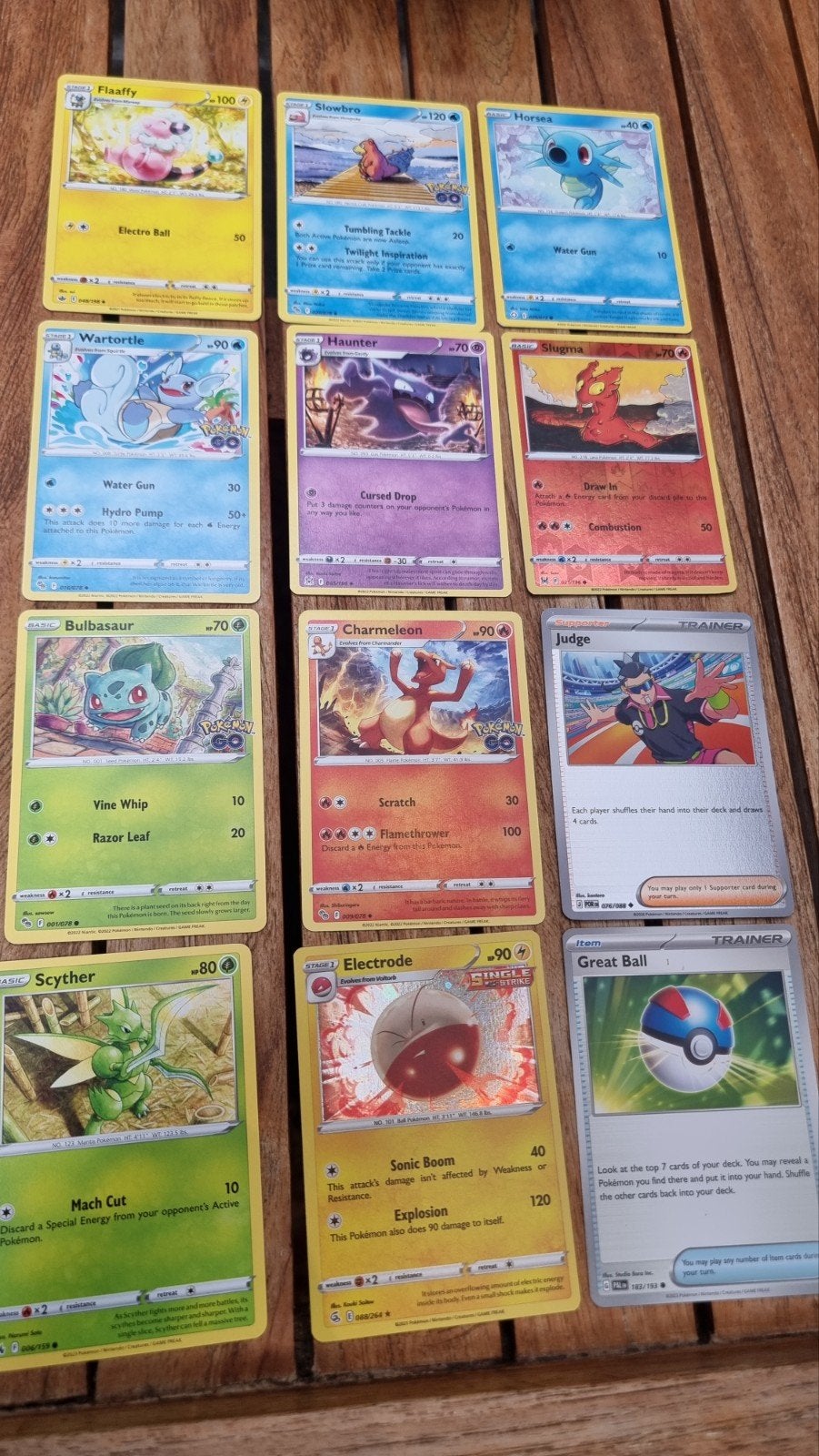 Pokémon Kaarten Collectie - set van 12 stuks, Verzenden, Gebruikt, Meerdere kaarten