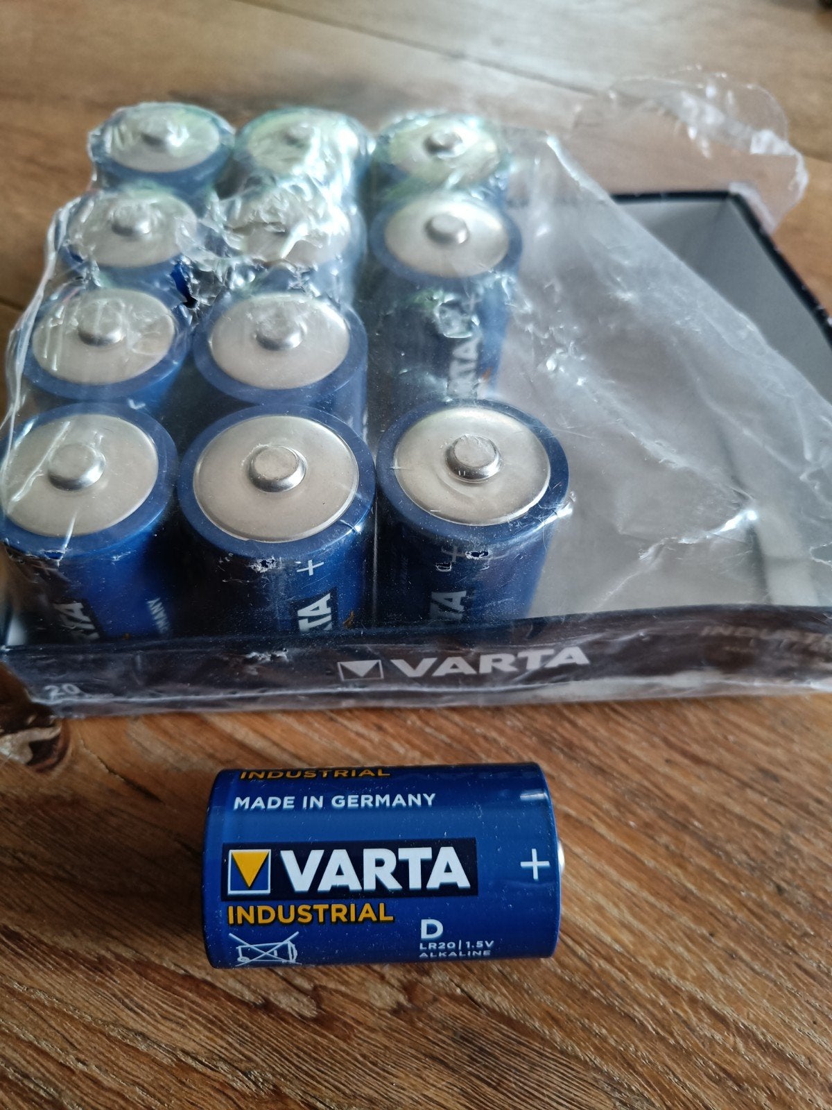 Varta industrial D batterij ( 12 stuks ), Ophalen of Verzenden