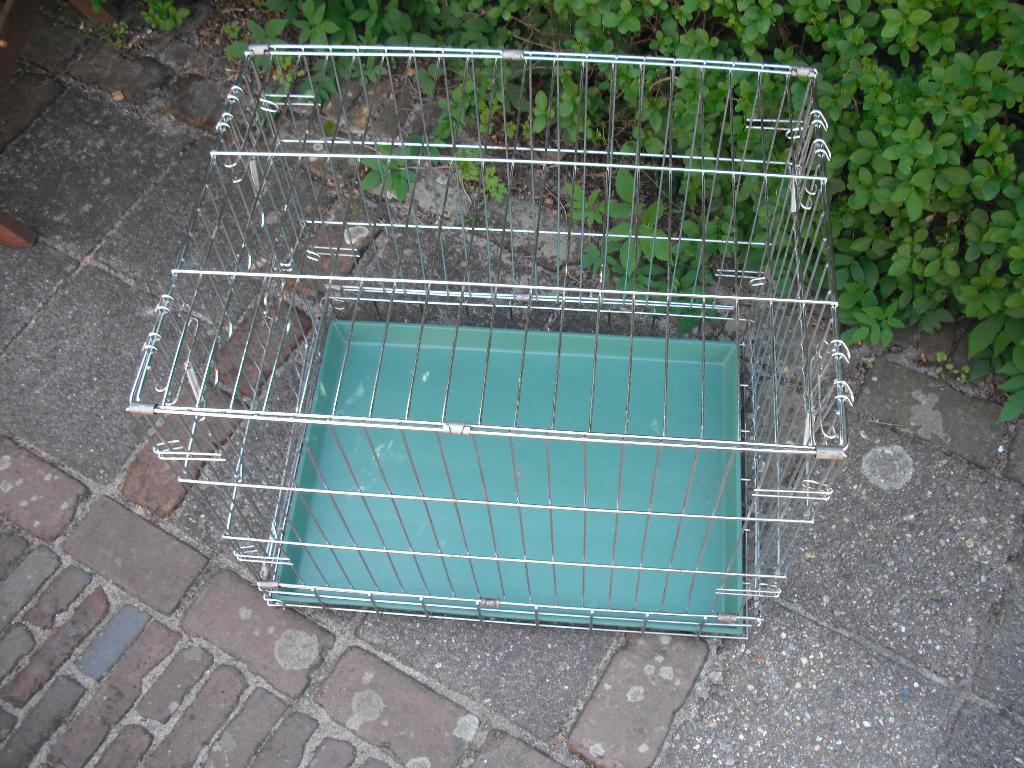 Hondenbench - opvouwbaar, Dieren en Toebehoren, Hondenbenches, Ophalen, Gebruikt