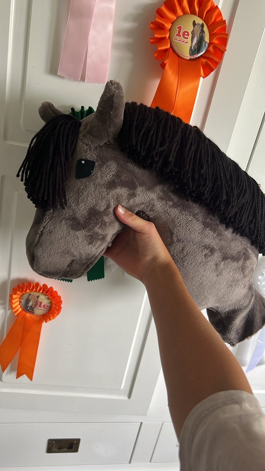 Unieke handgemaakte hobby horse, Ophalen of Verzenden, Zo goed als nieuw, Jongen of Meisje