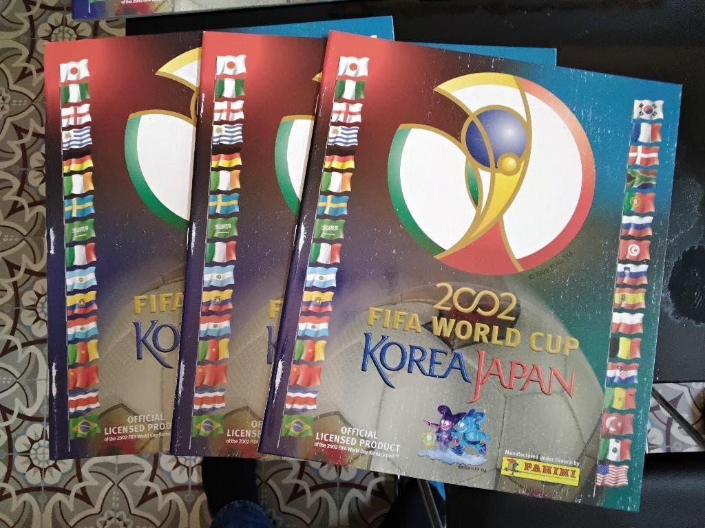 Panini boek WK 2002 Korea-Japan, Ophalen, Zo goed als nieuw, Meerdere stickers