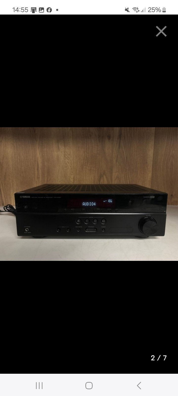 Yamaha htr-2067  AV Receiver - gebruikt, Ophalen, Gebruikt, Yamaha, 60 tot 120 watt