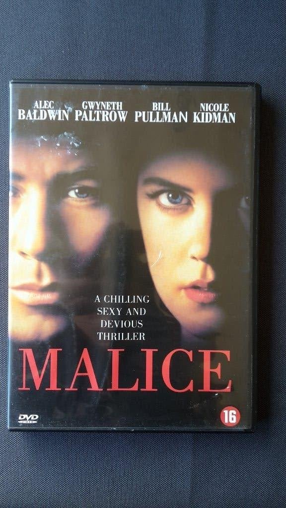 DVD Malice met Alec Baldwin Gwyneth Paltrow Nicole Kidman, Vanaf 16 jaar, Ophalen of Verzenden, Zo goed als nieuw