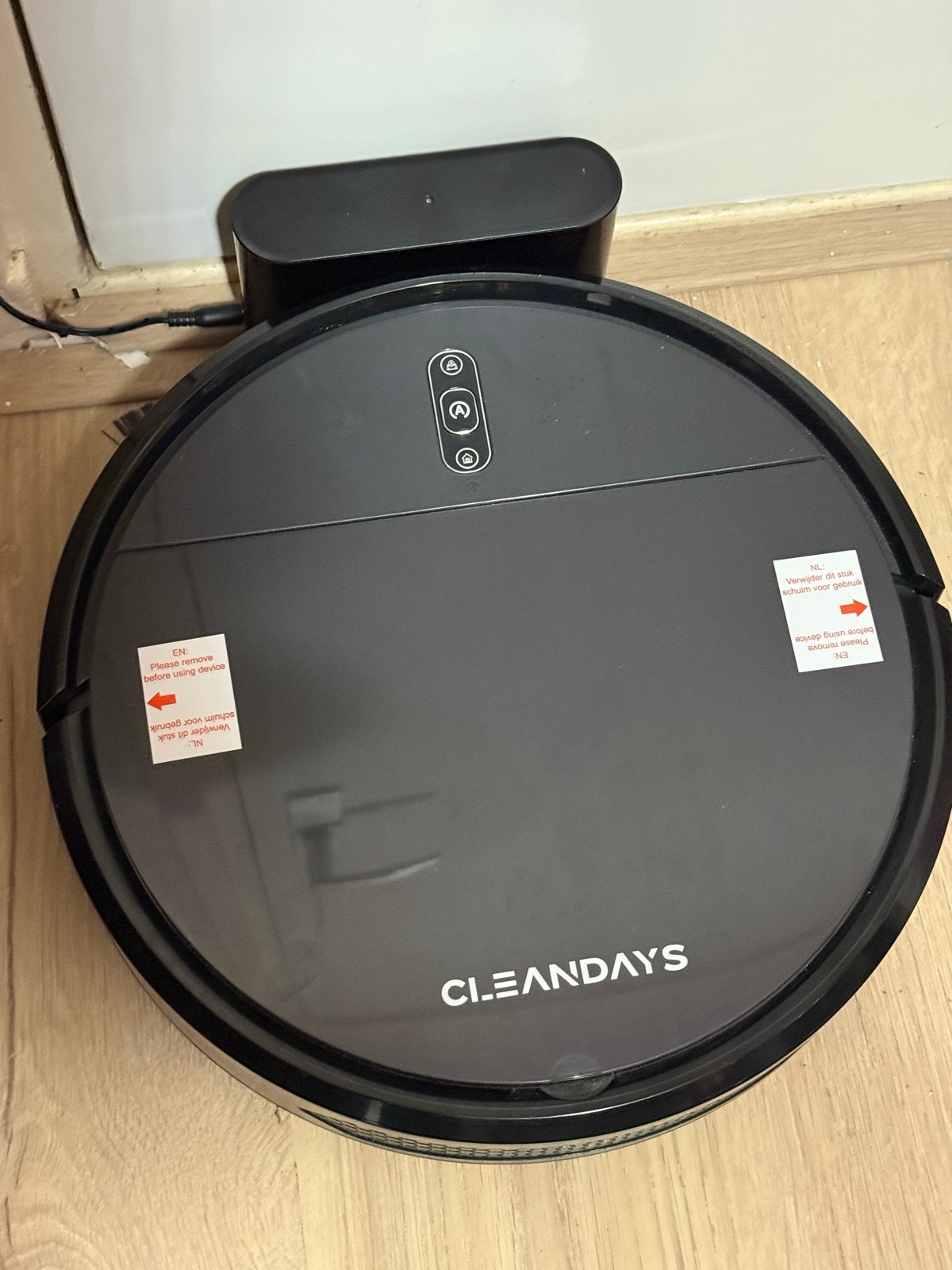 Cleandays Robotstofzuiger met Dweilfunctie - Zo goed als nie, Witgoed en Apparatuur, Overige merken, Dweilfunctie, Ophalen of Verzenden