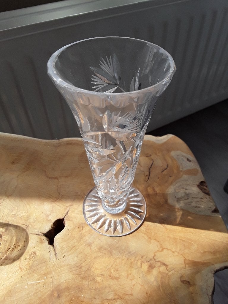 Boheems kristal vaasje, Antiek en Kunst, Antiek | Glas en Kristal, Ophalen