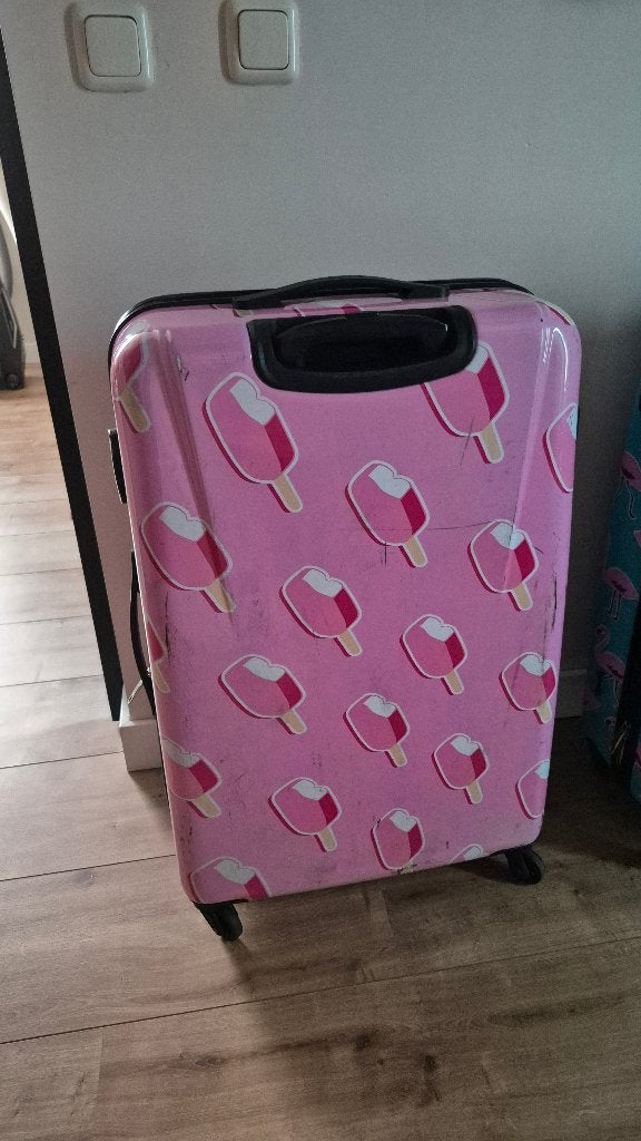 BHPPY koffer, Gebruikt, Hard kunststof, 45 tot 55 cm, 70 cm of meer