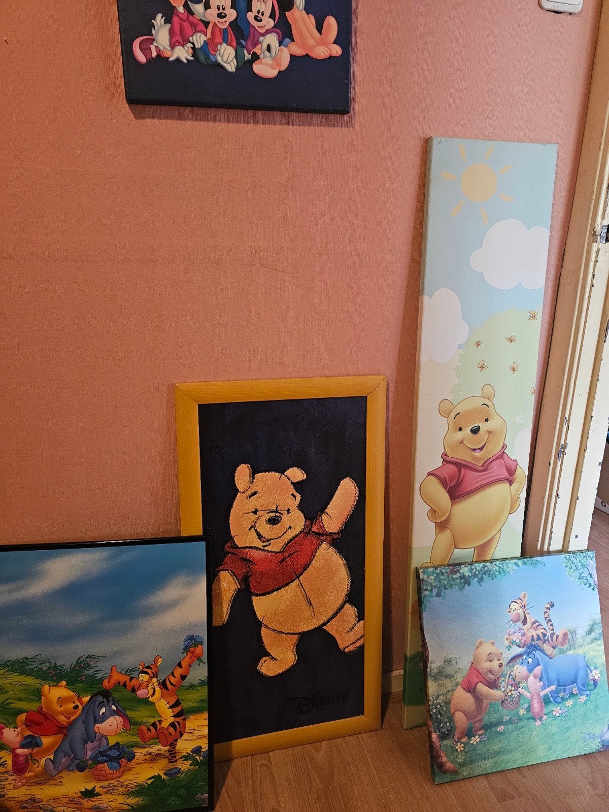 Winnie the Pooh Schilderijen Collectie - Diverse Maten, Ophalen, 50 – 75, Gebruikt, Schilderij