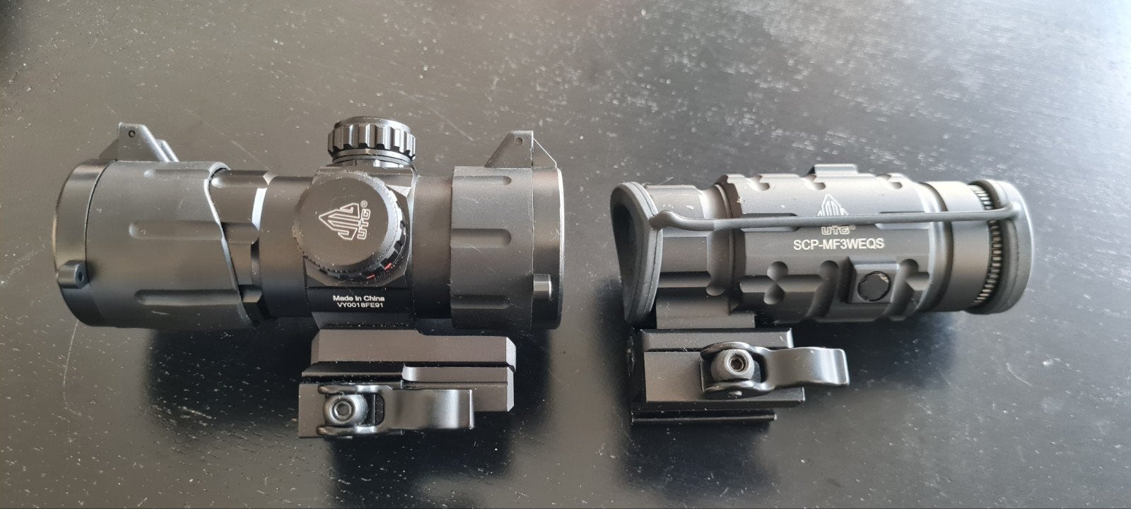 UTG optics green/red dot en magnifier., Ophalen of Verzenden, Gebruikt