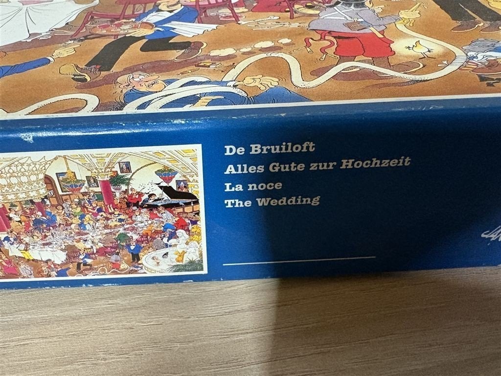 jan van haasteren - de bruilof 1000 stuks [4156], Verzenden, 500 t/m 1500 stukjes, Zo goed als nieuw
