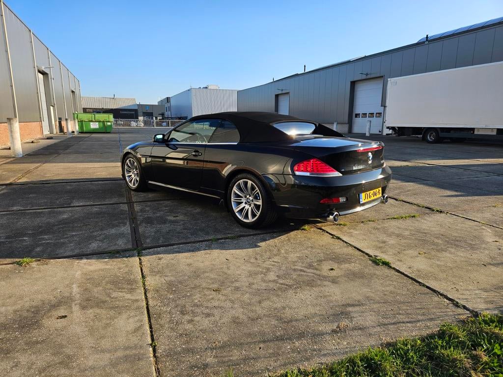 BMW 650i 2007 Zwart, Auto's, Automaat, Achterwielaandrijving, 4 stoelen, 4799 cc