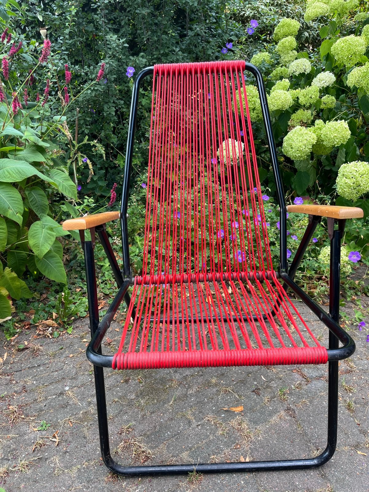 Vintage spaghetti stoel, waarschijnlijk jaren 60, Ophalen