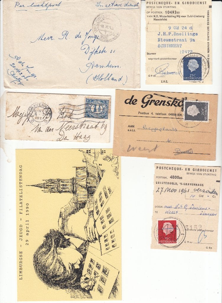 schoenendoos vol met meer dan 250 poststukken  kavel2, Postzegels en Munten, Ophalen of Verzenden, Envelop