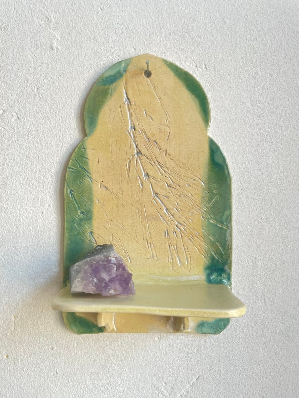 Wand altaartje keramiek, Overige materialen, Nieuw, Ophalen of Verzenden, Crème